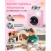 TIATUA Appareil Photo Instantané Enfants, 1080P Appareil Photo Numérique Enfant & Caméra Vidéo avec Carte de 32GB & Rouleaux de Papier d'impression, Cadeaux pour Garçons & Filles de 3 à 12 Ans
