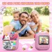 Appareil Photo Instantané Enfant, TIATUA 2,4" Écran 1080P HD Appareil Photo Numérique Enfant avec Carte 32GB et Papier Photo Imprimé, Stylos Colorés, Cadeau pour Filles Garçons 3-12 Ans
