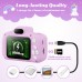 TIATUA Appareil Photo Enfant,2.0 Pouces Appareil Photo Numérique, 20MP/1080P Caméra Vidéo Selfie,32G Carte, Lecteur de Cartes, Cadeaux pour Enfants de 3 à 12 Ans (Violet)